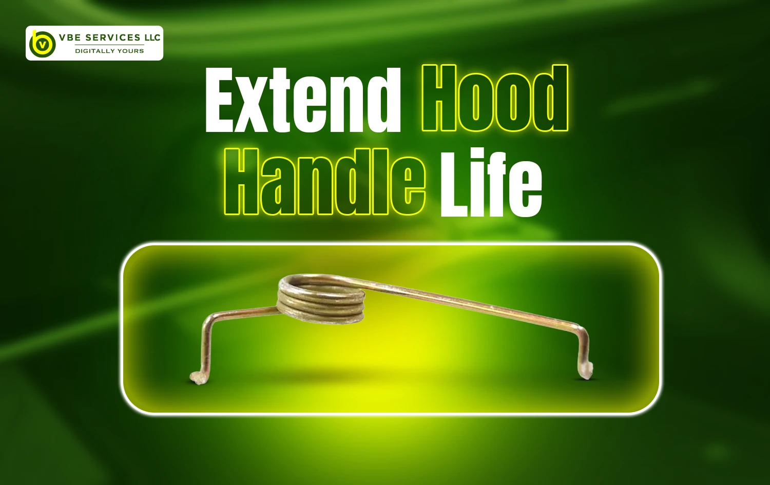 How to Lubricate Hood Release Handle Springs for Longevity