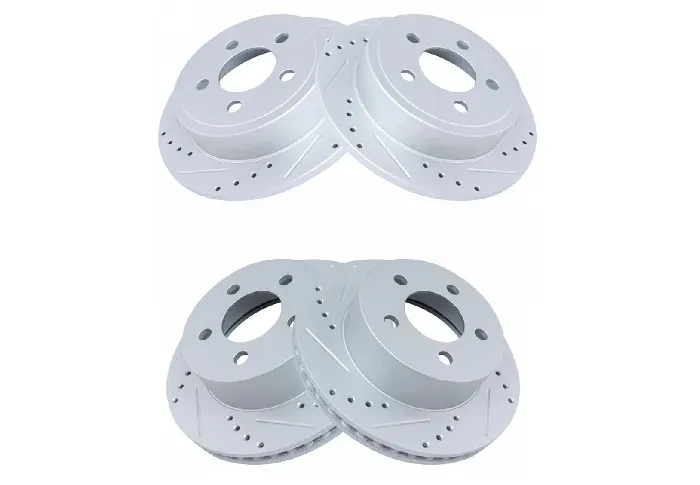 Jeep Wrangler Sport 4.0L L6 – Front Disc Brake Rotors & Semi-Metallic Pads Kit