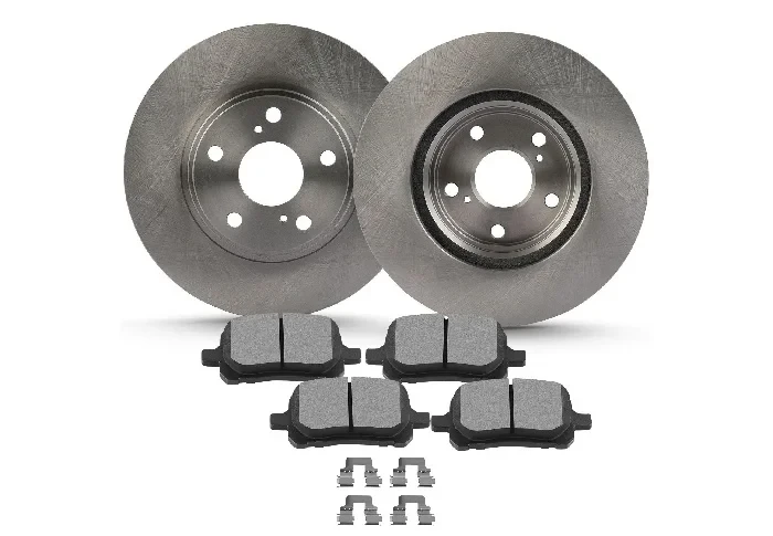 Lexus RX300 Drilled & Slotted Brake Rotors with Ceramic Pads